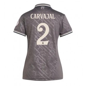 Real Madrid Daniel Carvajal #2 Dámské Alternativní Dres 2024-25 Krátký Rukáv